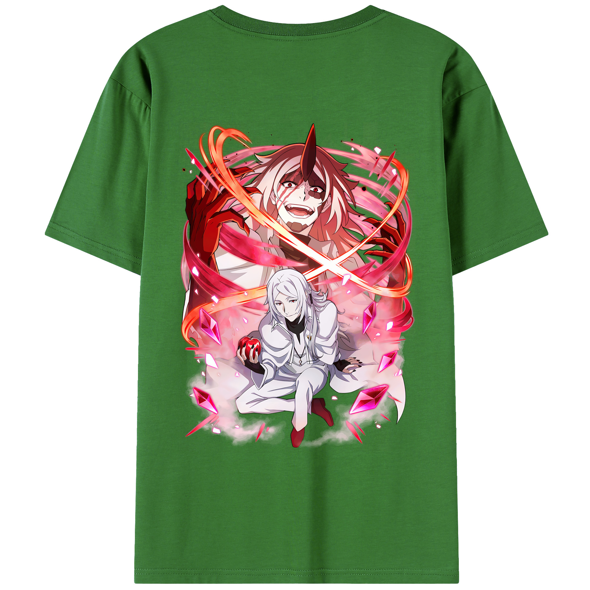 （画像用） 文豪ストレイドッグス Bungo Stray Dogs レディース半袖Tシャツ(バックプリント)
